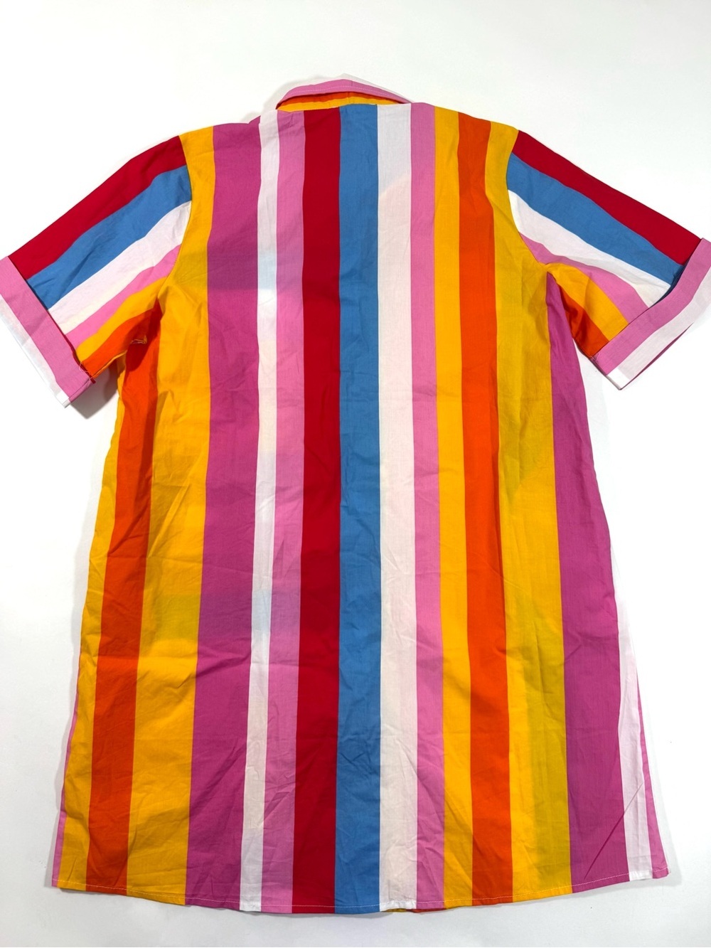 THML Happy Hour Hues Multi Stripe Shirt Dress - Picture 3 of 7